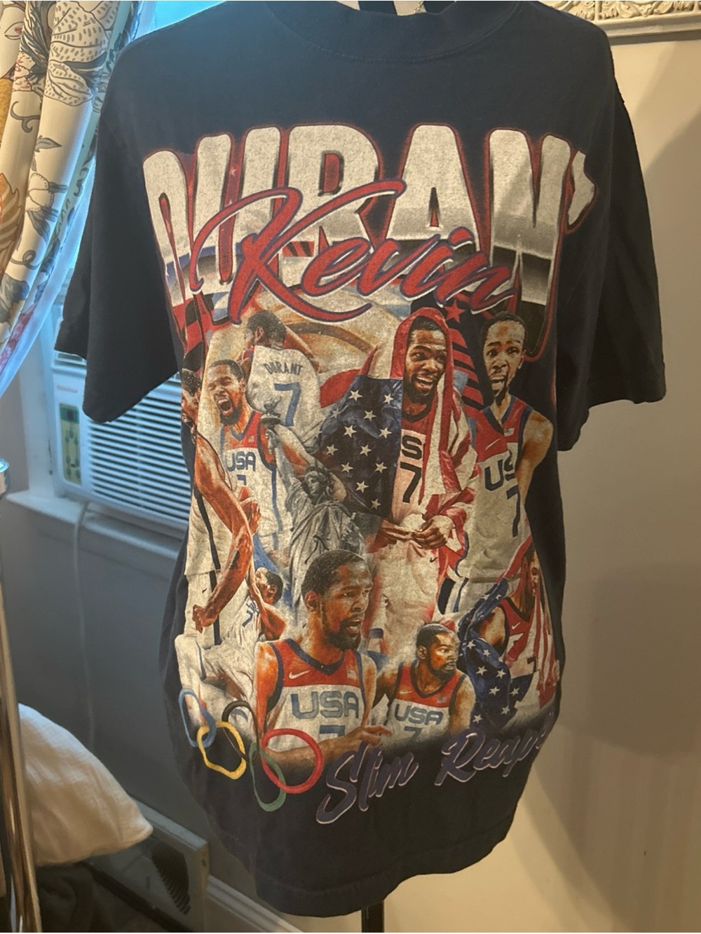 Keven Durant slim reaper tshirt by legends heavyweight small